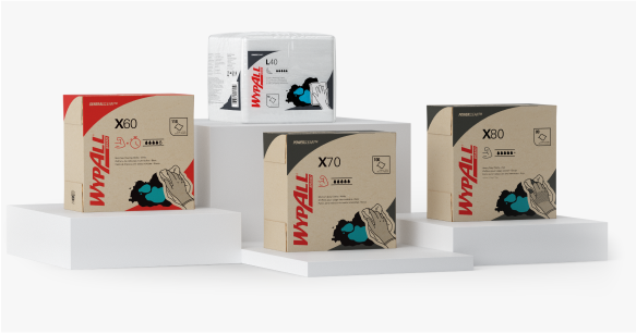 WypAll® Wipes packaging showcasing the product.