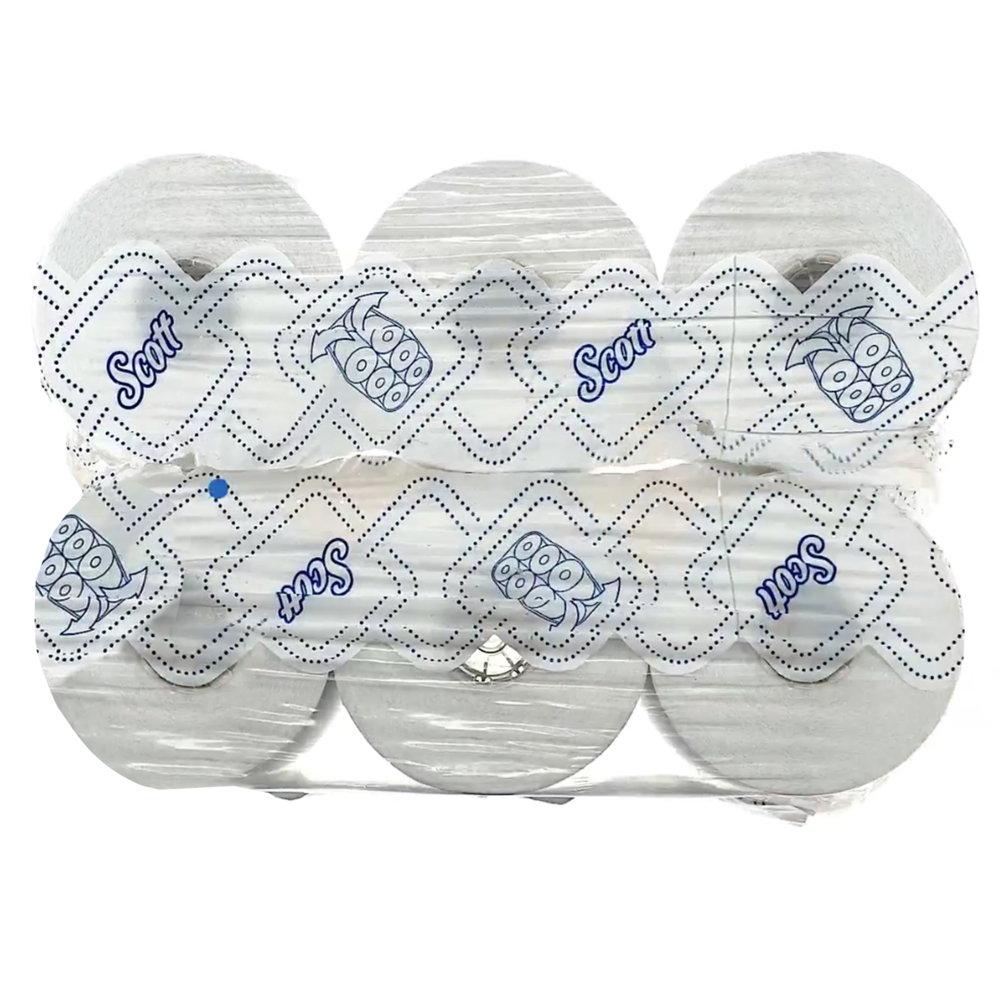 กระดาษเช็ดมือพิมพ์ลาย Scott® Slimroll™ (86223), 6 ม้วน / กล่อง, 176 ม. / ม้วน (รวม 1,056 ม.) - S059796291