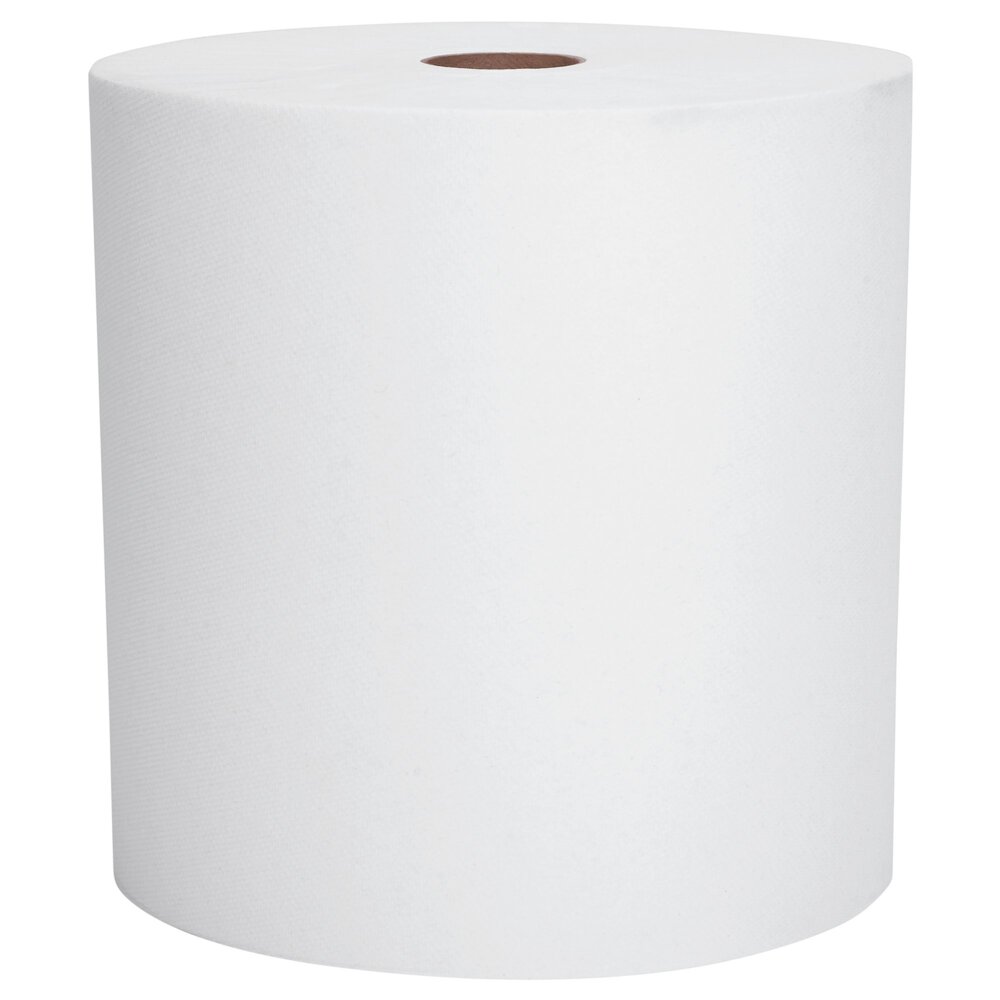 Scott® Essential High Capacity Hard Roll Paper Towels (02000), 1.75" Core, White, Compact Case for Easy Storage, (6 Rolls/Case, 950'/Roll, 5,700'/Case) - 02000